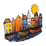 Quay Metal Wall Art – Laser Cut, UV Printed & Powder Coated Colorful Decor