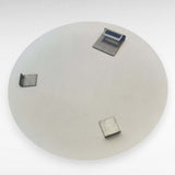 Monolith Round Glass Wall Art - Tempered Glass Circle Wall Decor