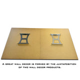 Woodnetic – 3D Carved Wood Wall Art - Textured Horizontal Wall Decor