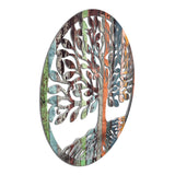 Tree Of Art M1 Vibrant Metal Wall Art – Laser Cut, UV Printed & Powder Coated Colorful Decor