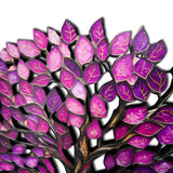 Pink Lal - Tree of Life Wood Wall Art  - Modern Nature Home Decor