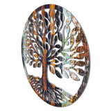 Tree Of Art M2 Vibrant Metal Wall Art – Laser Cut, UV Printed & Powder Coated Colorful Decor