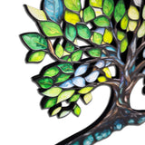 Green Oasis - Tree of Life Wood Wall Art  - Modern Nature Home Decor