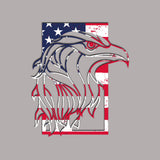Eagle  Flag Vibrant 3D Metal Wall Art – Laser Cut, UV Printed & Powder Coated Colorful Decor