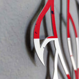 Eagle  Flag Vibrant 3D Metal Wall Art – Laser Cut, UV Printed & Powder Coated Colorful Decor