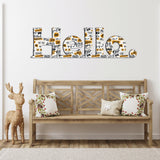 Hello Vibrant 3D Metal Wall Art – Laser Cut, UV Printed & Powder Coated Colorful Decor