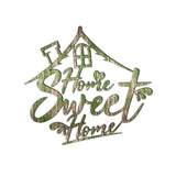 Home Sweet Home Vibrant 3D Metal Wall Art – Laser Cut, UV Printed & Powder Coated Colorful Decor