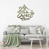 Home Sweet Home Vibrant 3D Metal Wall Art – Laser Cut, UV Printed & Powder Coated Colorful Decor