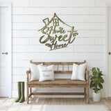 Home Sweet Home Vibrant 3D Metal Wall Art – Laser Cut, UV Printed & Powder Coated Colorful Decor