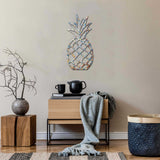 Pineapple Metal Wall Art – Laser Cut, UV Printed & Powder Coated Colorful Decor