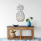 Pineapple Metal Wall Art – Laser Cut, UV Printed & Powder Coated Colorful Decor