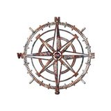 Values Compass Wood Wall Art - "Love" Center with Honesty, Respect, Loyalty, Passion - 10mm Thick Meaningful Decor WR