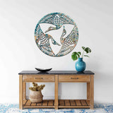 Tropic Vibrant Metal Wall Art – Laser Cut, UV Printed & Powder Coated Colorful Decor