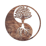 YinYang M4 - Tree of Life Wood Wall Art  - Modern Nature Home Decor