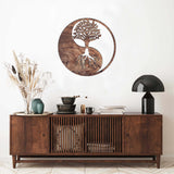 YinYang M4 - Tree of Life Wood Wall Art  - Modern Nature Home Decor