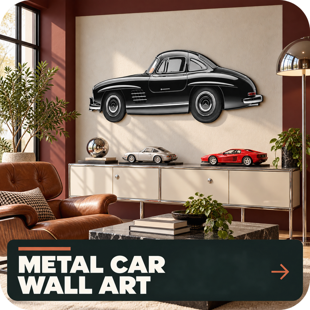 Metal Car Wall Art