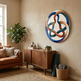 Yoga Harmony 20 round glass artwork view 3