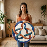 Yoga Harmony 20 round glass artwork view 4
