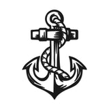 Anchor Black Metal Decor