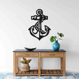 Anchor Black Metal Decor