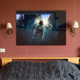 Astronaut Tempered Glass Wall Art