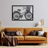 Bicycle Black Metal Decor