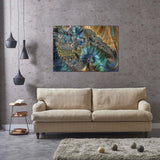 Center Tempered Glass Wall Art