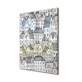 City Plan Tempered Glass Wall Art