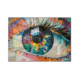 Colorful Eye Tempered Glass Wall Art