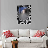 Cyclical Tempered Glass Wall Art