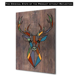 Deer Tempered Glass Wall Art