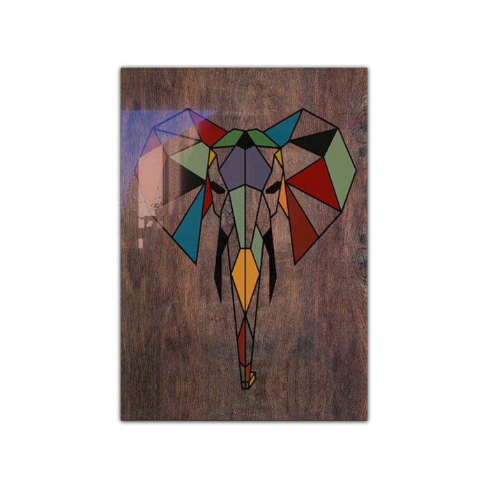 Elephant Tempered Glass Wall Art