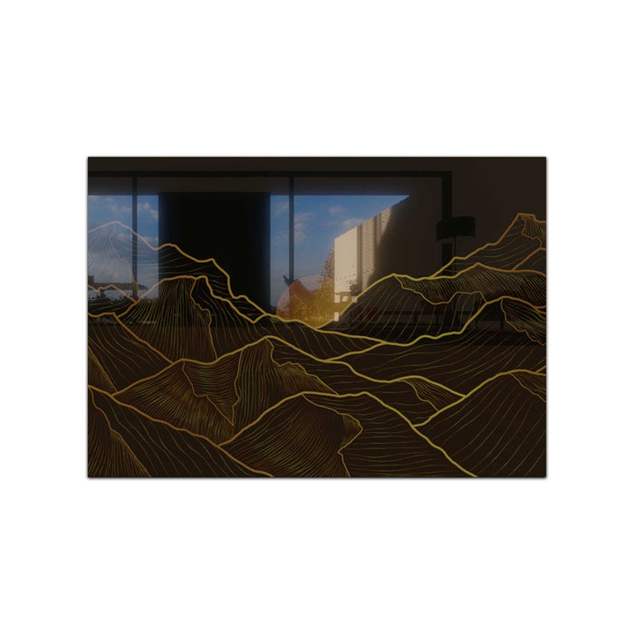 End Of The Day Tempered Glass Wall Art