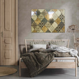 Ethnic Tempered Glass Wall Art