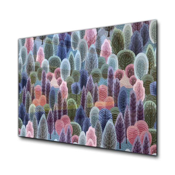 Forest Tempered Glass Wall Art