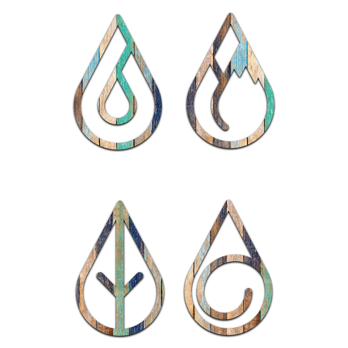 Four Elements Color Full Color Metal