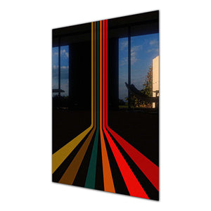 Gamma Rays Tempered Glass Wall Art