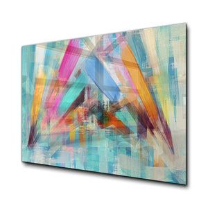 Happen Tempered Glass Wall Art