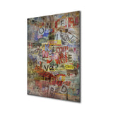 Headlines Tempered Glass Wall Art