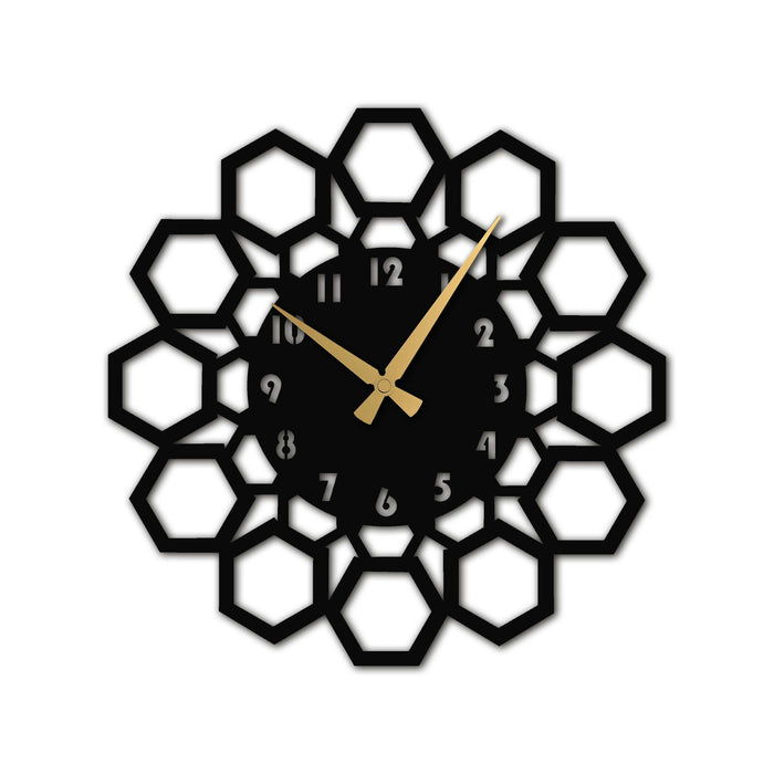 Hexagon Wall Clock