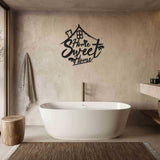 Home Sweet Home Black Metal Decor