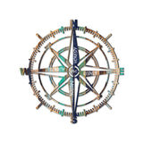 Honesty Compass Color Wood Art