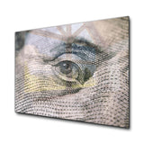 Last Money Tempered Glass Wall Art