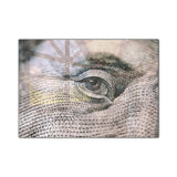 Last Money Tempered Glass Wall Art