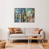 Lot Tempered Glass Wall Art