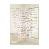 Love Letter Tempered Glass Wall Art