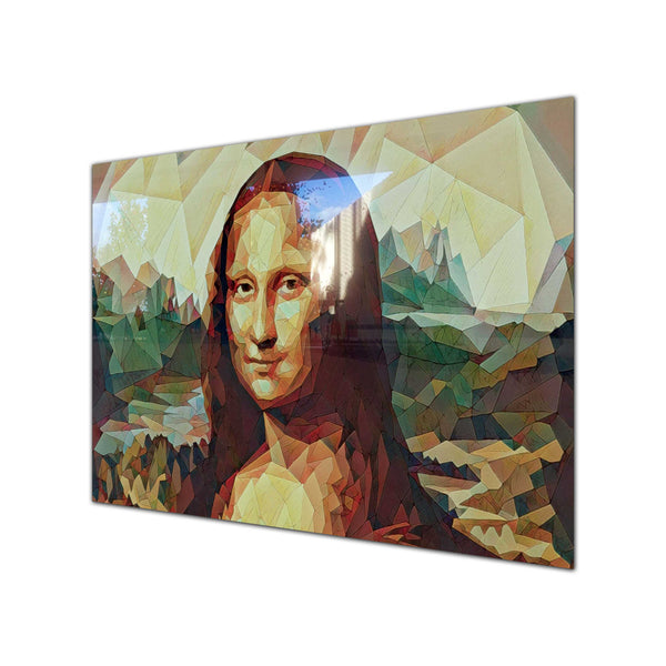 Mona Lisa2 Tempered Glass Wall Art