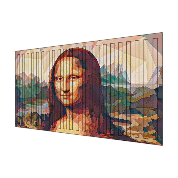 Mona Lisa2 Serrated Wood Art