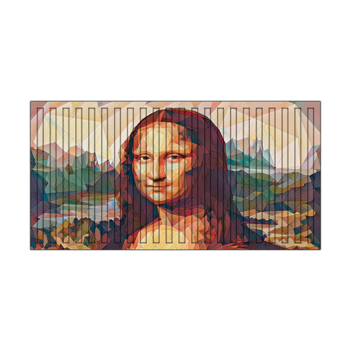 Mona Lisa2 Serrated Wood Art