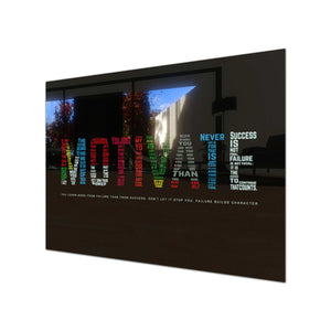 Motivate Tempered Glass Wall Art